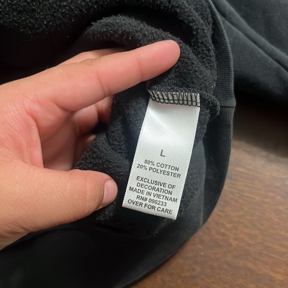 Essentials Black Crewneck Sweater - Picture 9 of 10